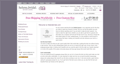Desktop Screenshot of helenebridal.com